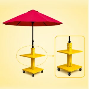 product 02 umbrella movable stand with centre table top